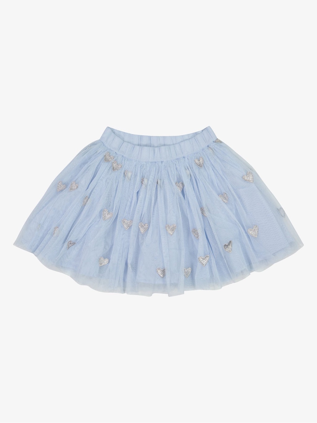 Brand New Stella Mccartney Kids Light Blue Tulle Heart Skirt